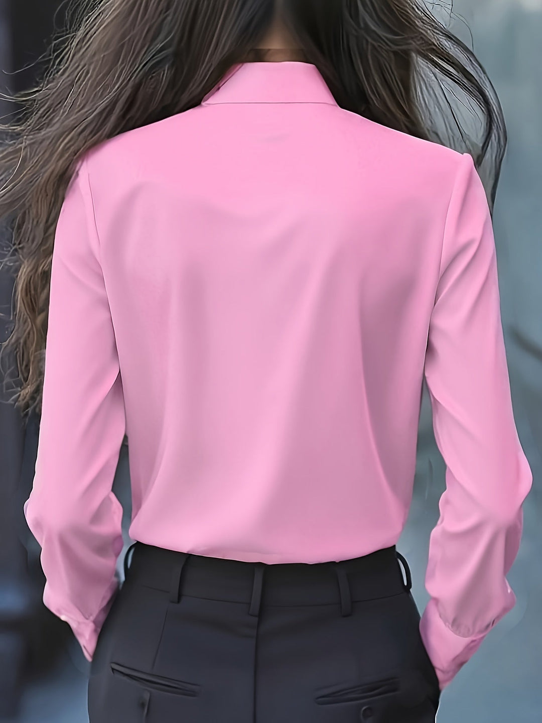 Desiree | Bow-Tie Ruffle Blouse