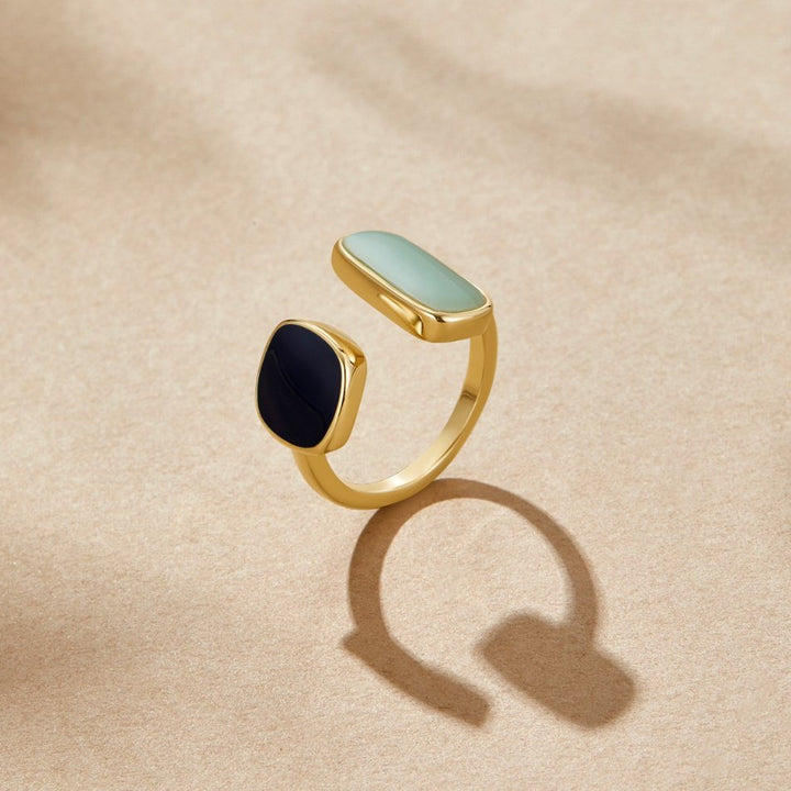 Agnes | Wrap Ring with Aquamarine