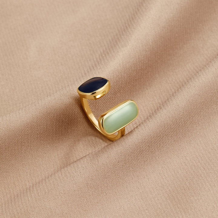 Agnes | Wrap Ring with Aquamarine