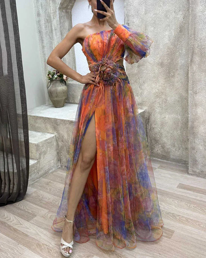 Dona | One-Shoulder Maxi Dress