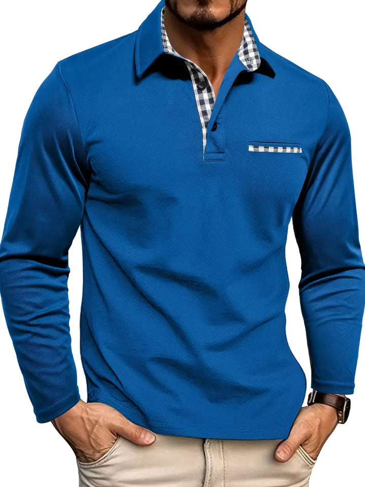 Conor | Long Sleeve Polo Shirt