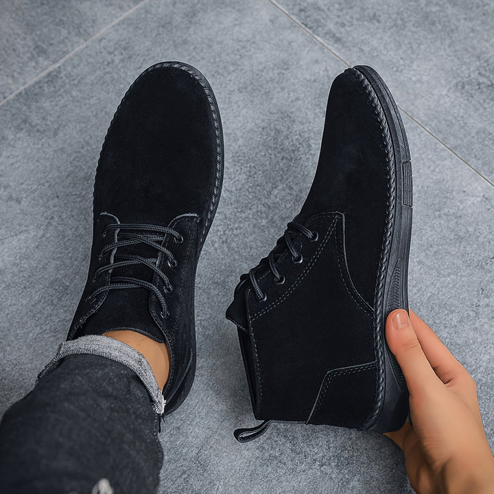 Brian | Casual Suede Lace-Up Boots