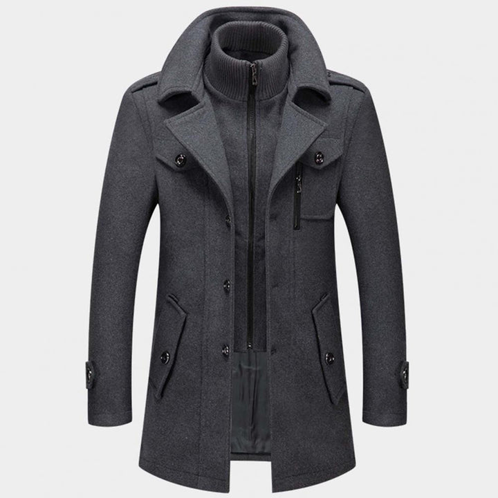 Victor | Modern Double-Layer Overcoat