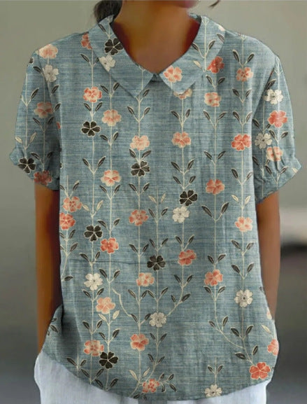 Emma | Elegant Floral Blouse