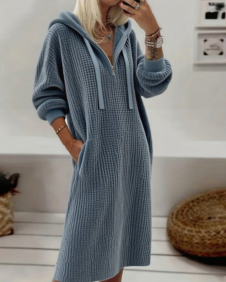 Dana | Casual Zip-Up Hoodie Dress