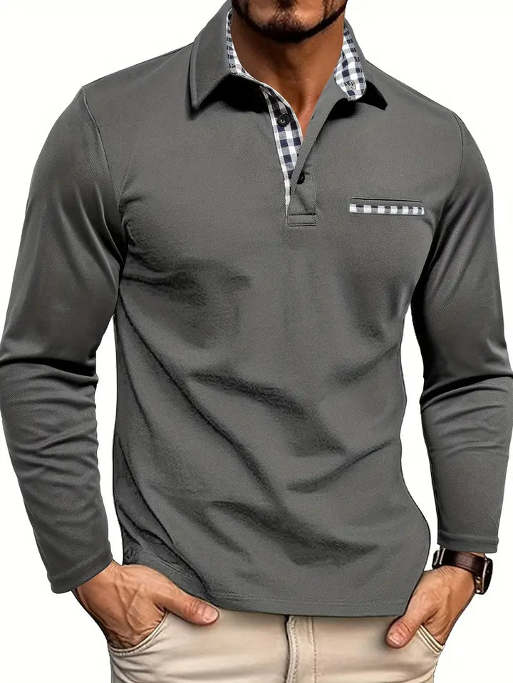 Conor | Long Sleeve Polo Shirt