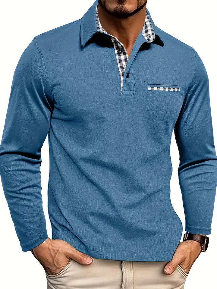 Conor | Long Sleeve Polo Shirt
