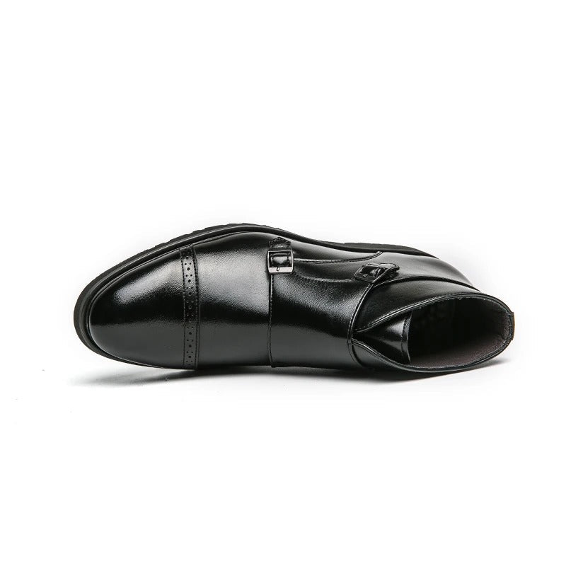 Mattias™ | Buckle Leather Boots