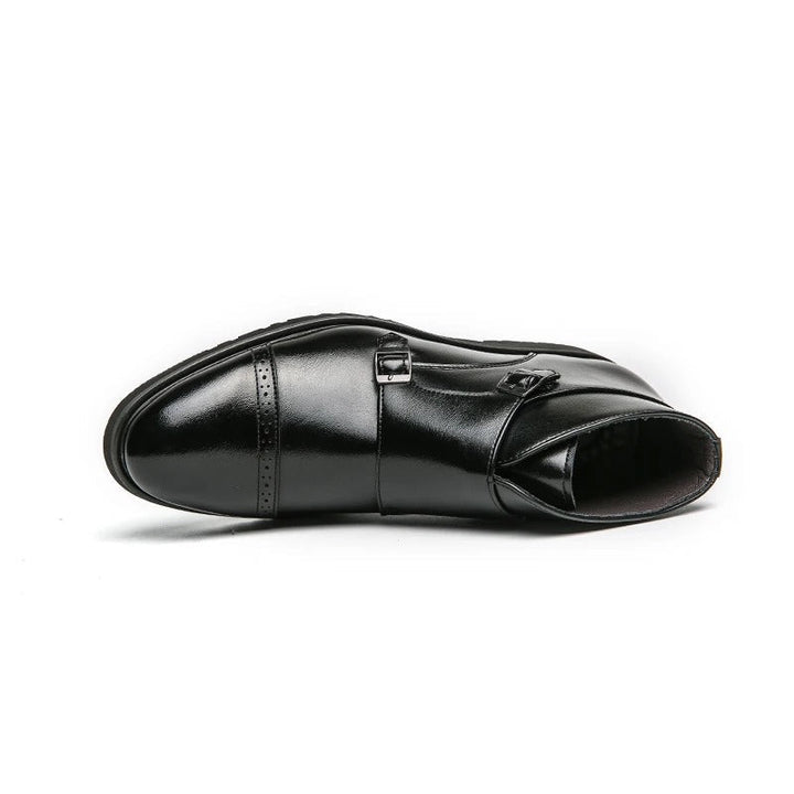 Mattias™ | Buckle Leather Boots