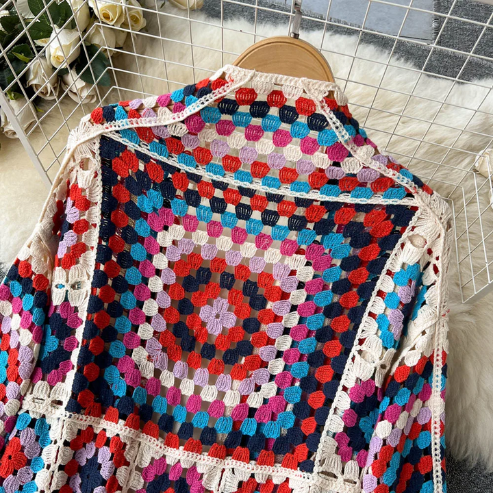 Nova | Geometric Print Cardigan
