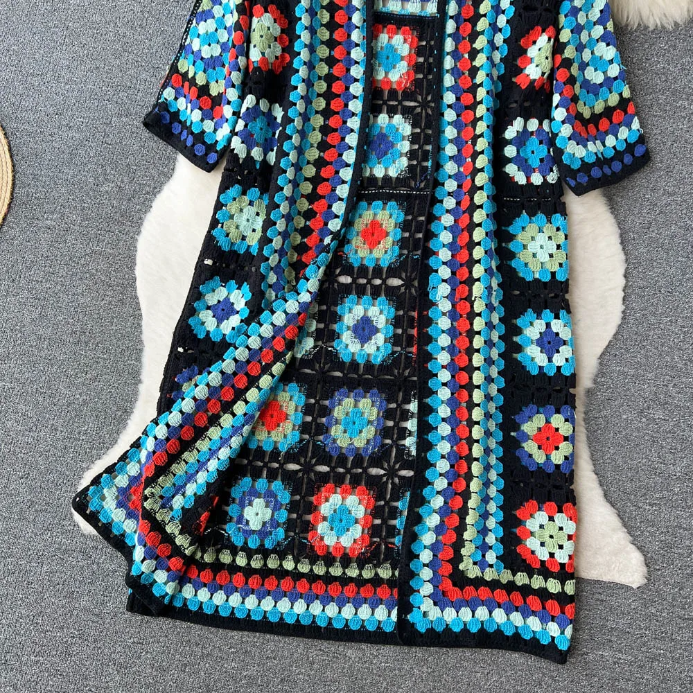 Nova | Geometric Print Cardigan
