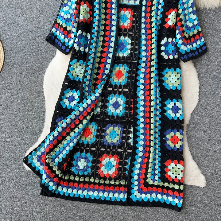 Nova | Geometric Print Cardigan