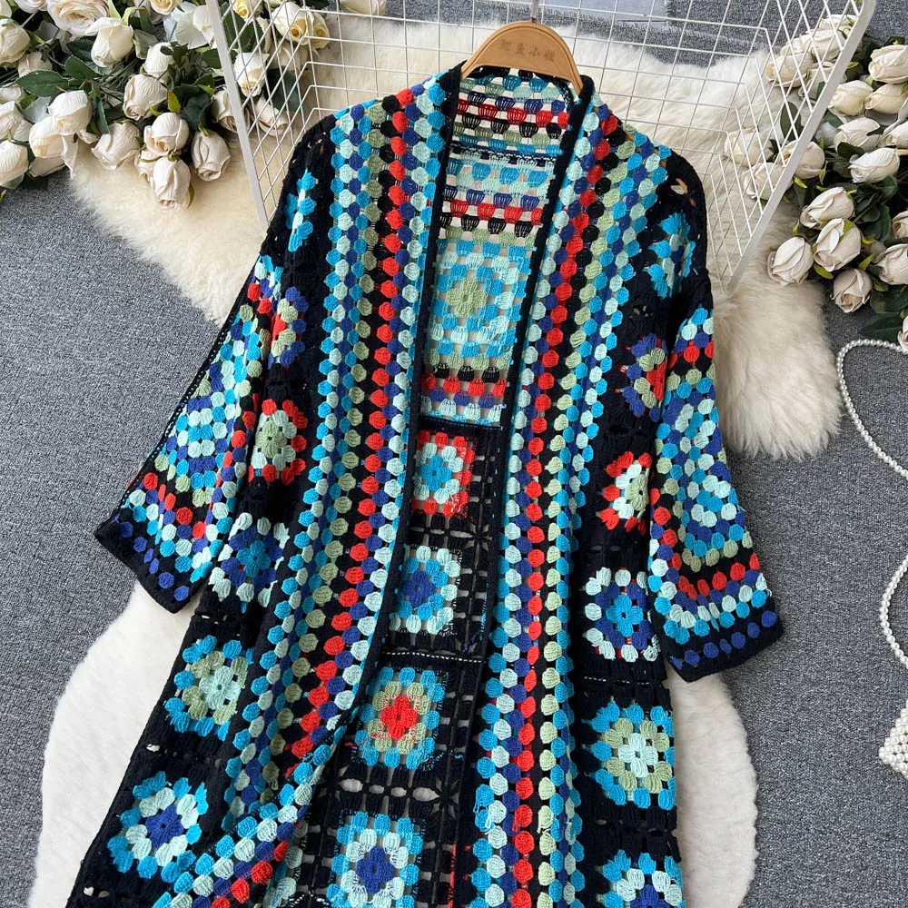Nova | Geometric Print Cardigan