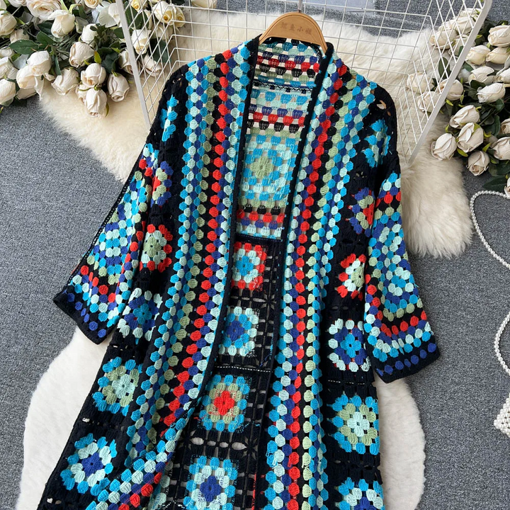 Nova | Geometric Print Cardigan