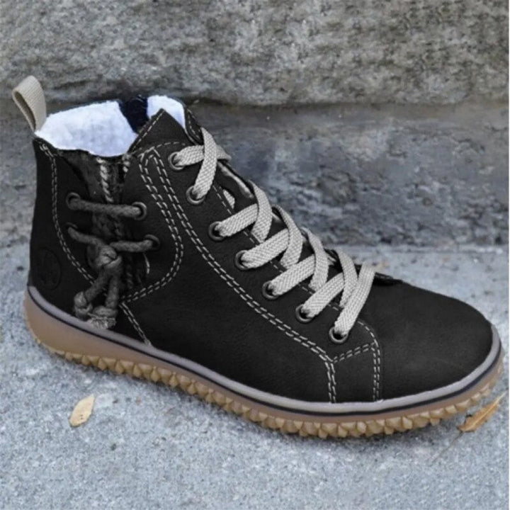 Charmaine | Cozy Lace-Up Ankle Boots