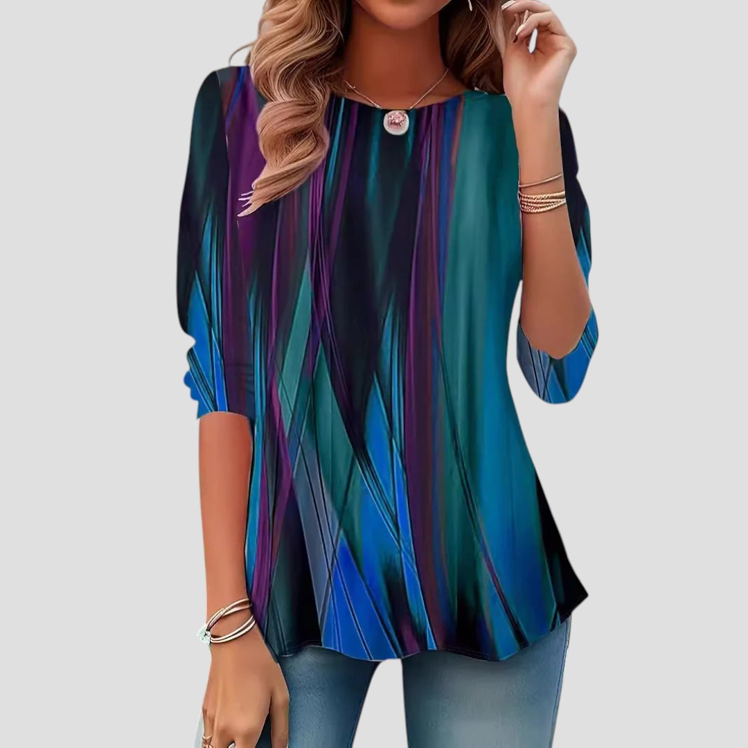 Gabby | Modern Chic Printed Top
