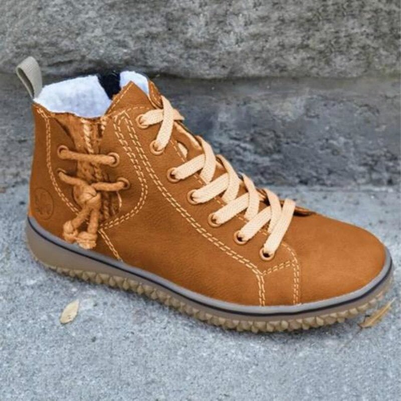 Charmaine | Cozy Lace-Up Ankle Boots
