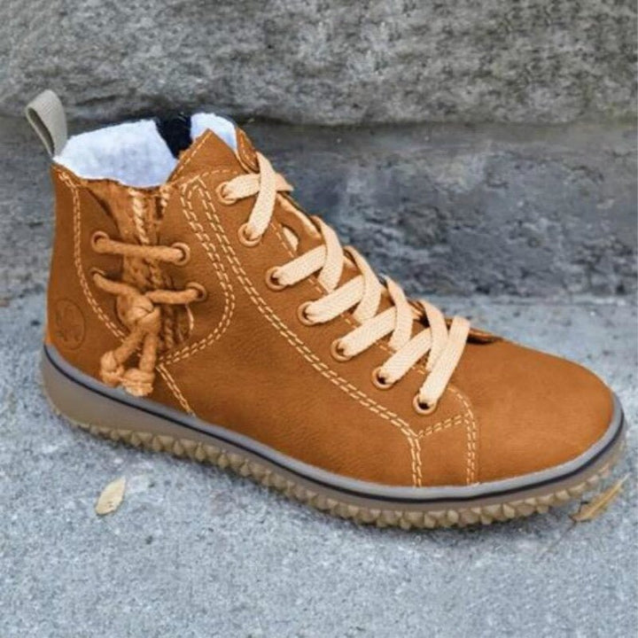 Charmaine | Cozy Lace-Up Ankle Boots