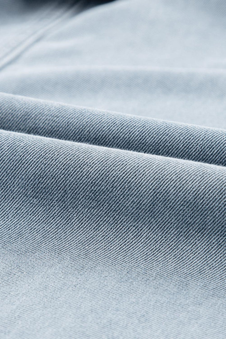 Daisy® | Elegant Denim Dress with Short Batwing Sleeves