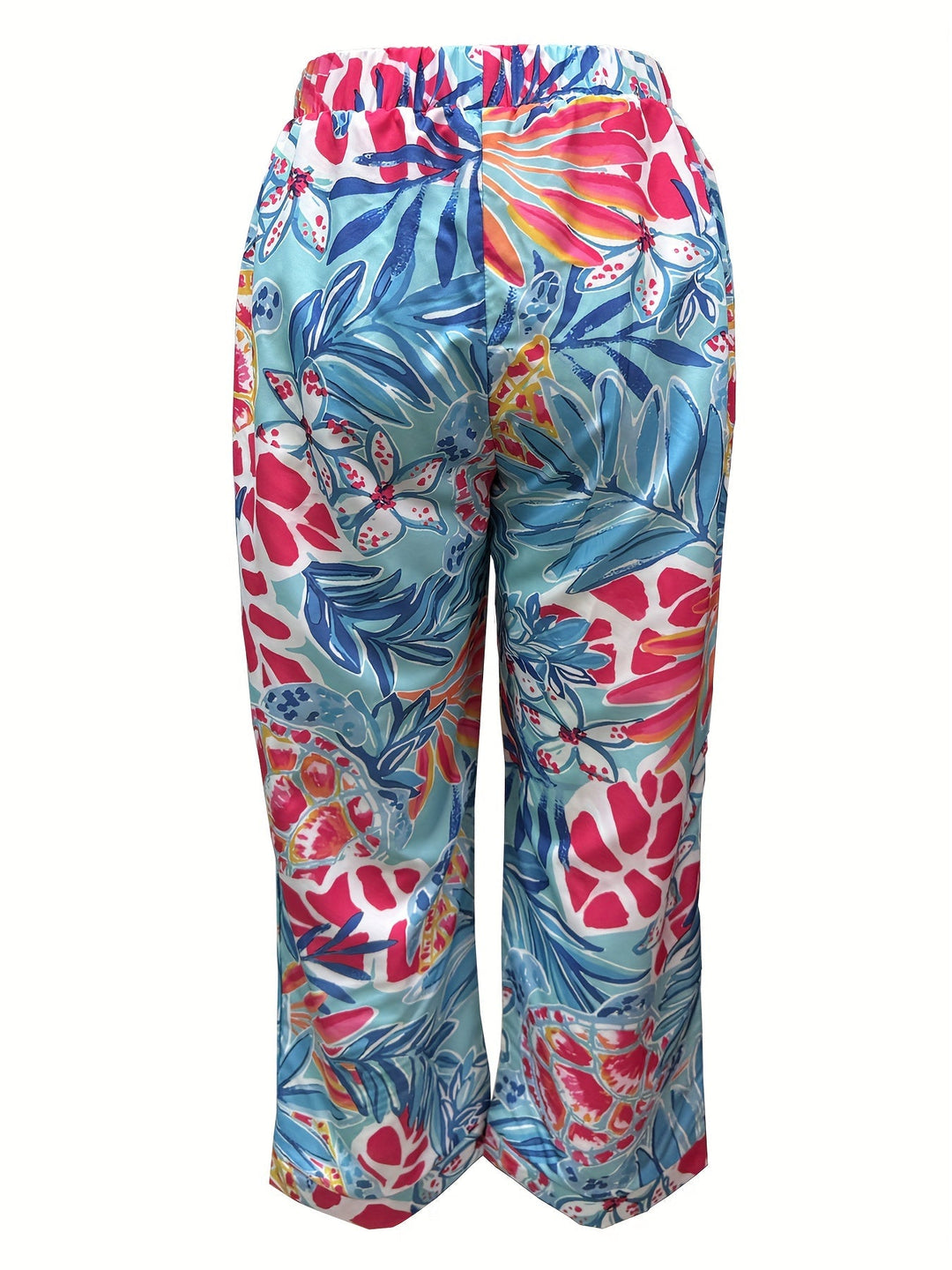 Ruby™ | Vibrant Bloom Wide-Leg Pants