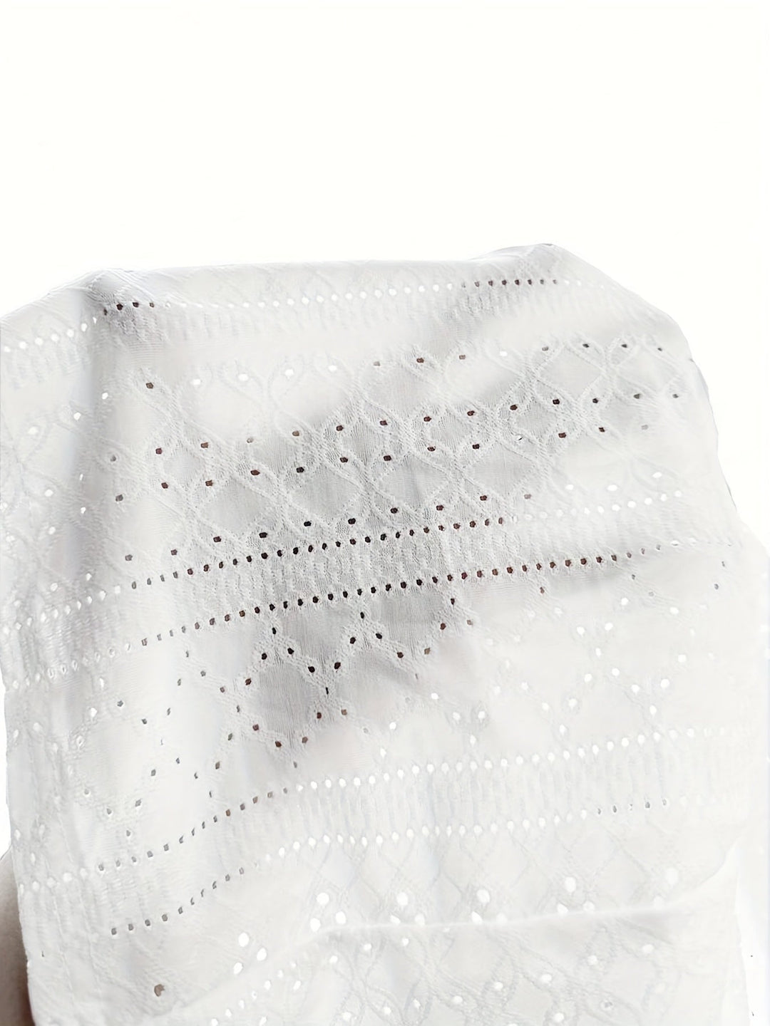 Emery™ | V-Neck Eyelet Blouse with Batwing Sleeves
