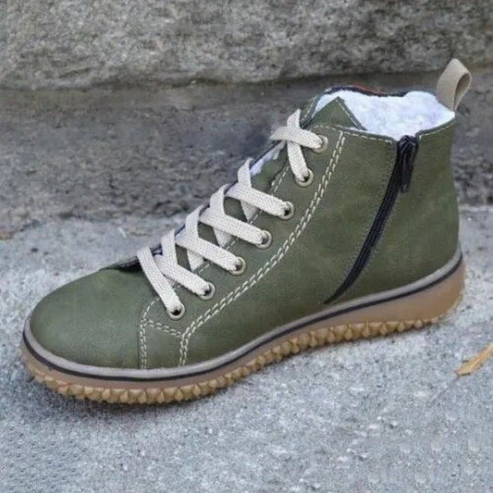 Charmaine | Cozy Lace-Up Ankle Boots