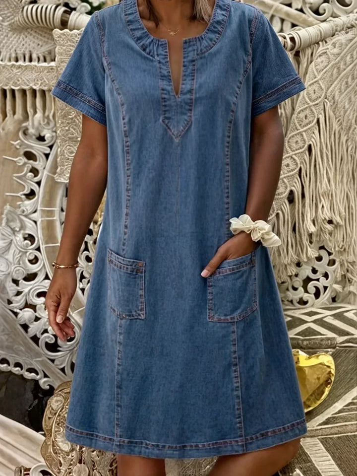 Alison | Soft Denim Dress