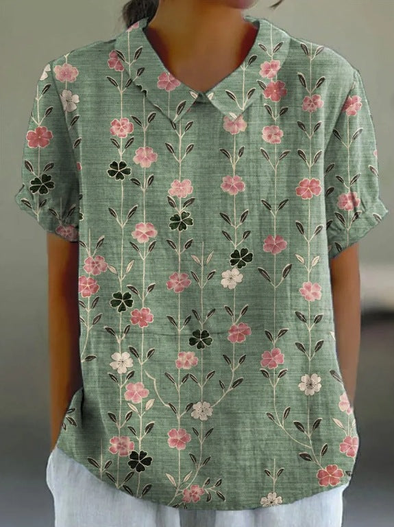 Emma | Elegant Floral Blouse