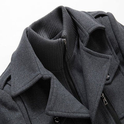Victor | Modern Double-Layer Overcoat