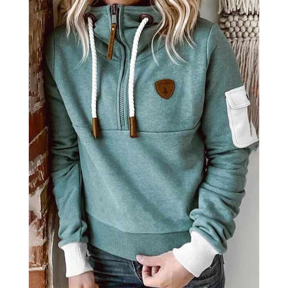 Aby | Casual Zip-Up Hoodie