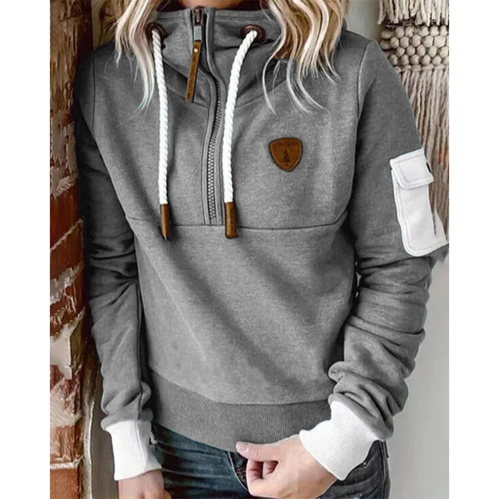 Aby | Casual Zip-Up Hoodie