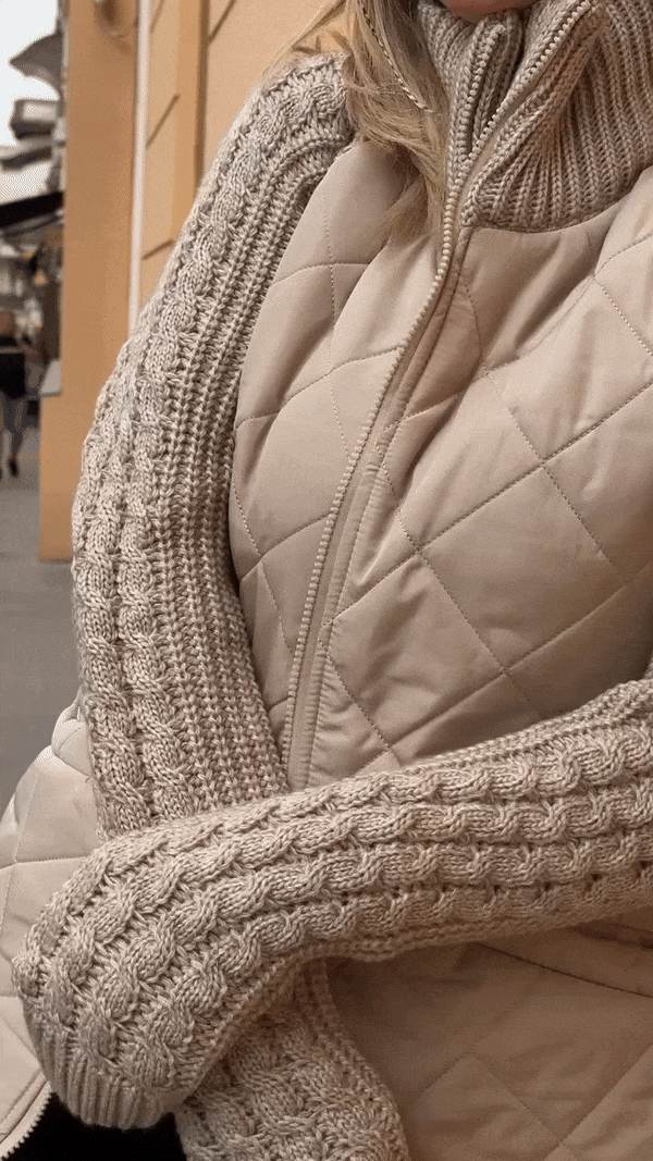 Colette | Quilted Zip-Up Jacket