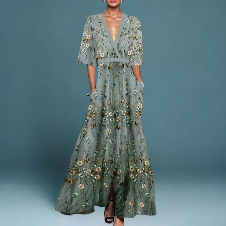 Gemma™ | Luxury Floral Dress