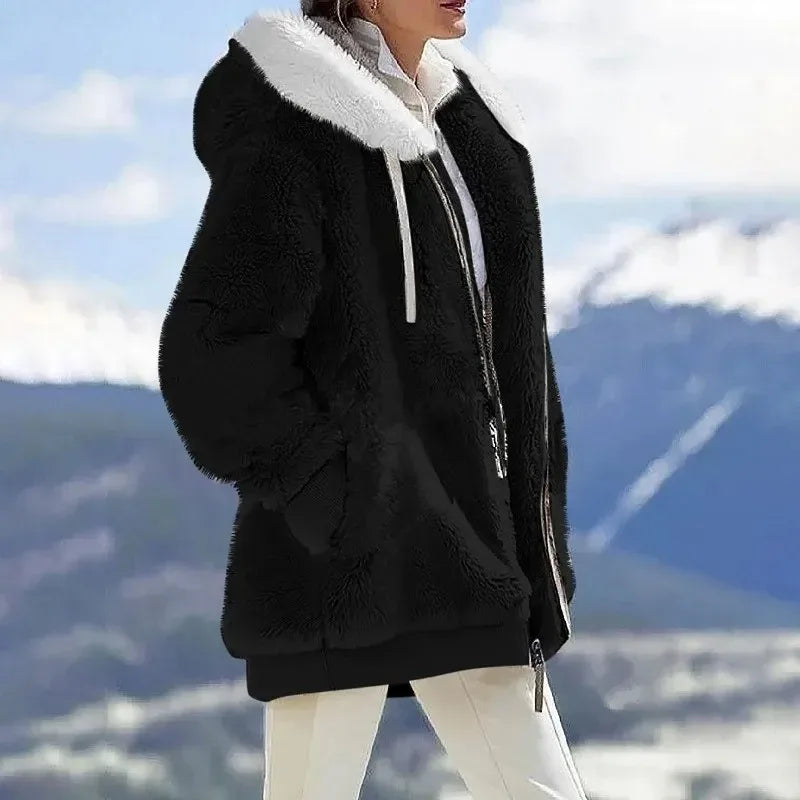 Emmie | Cozy Hooded Zip Jacket