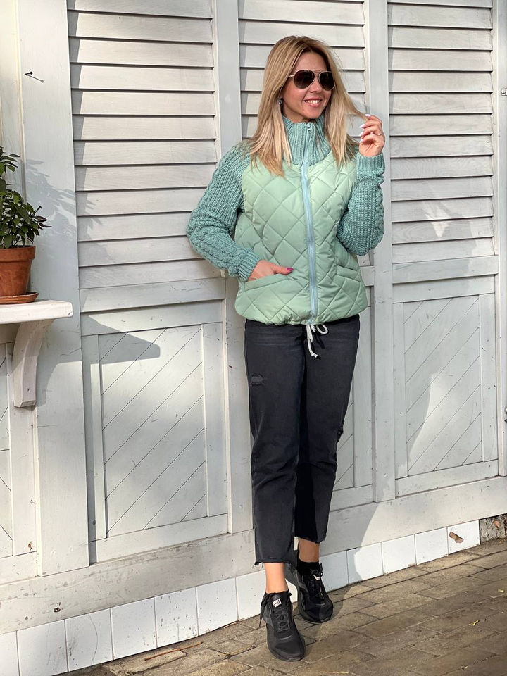 Colette | Quilted Zip-Up Jacket