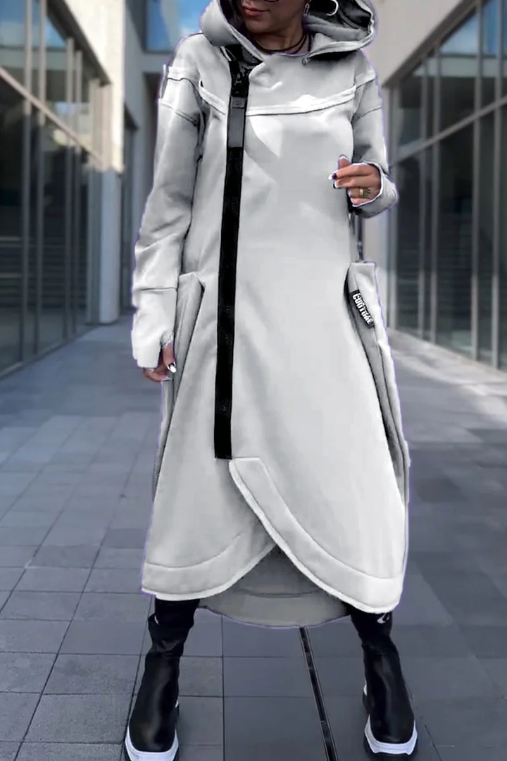 Sandra | Modern Longline Hoodie Coat
