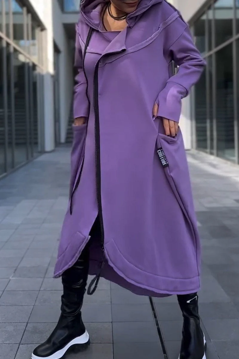Sandra | Modern Longline Hoodie Coat