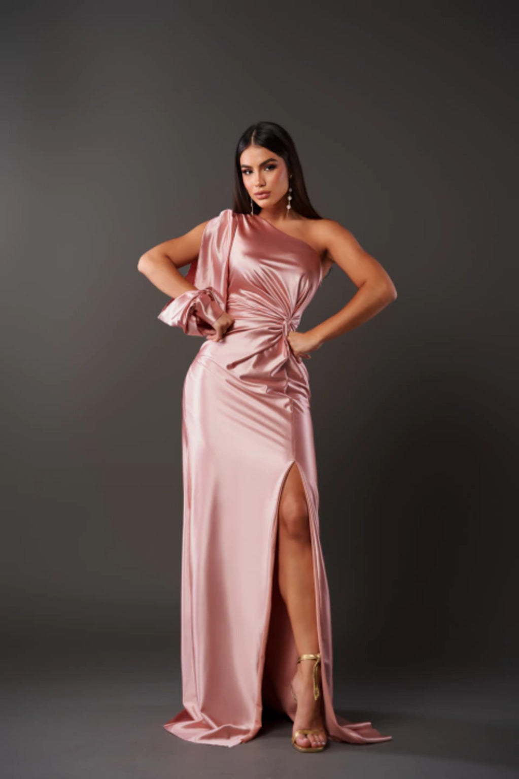 Cindy | One-Shoulder Maxi Dress