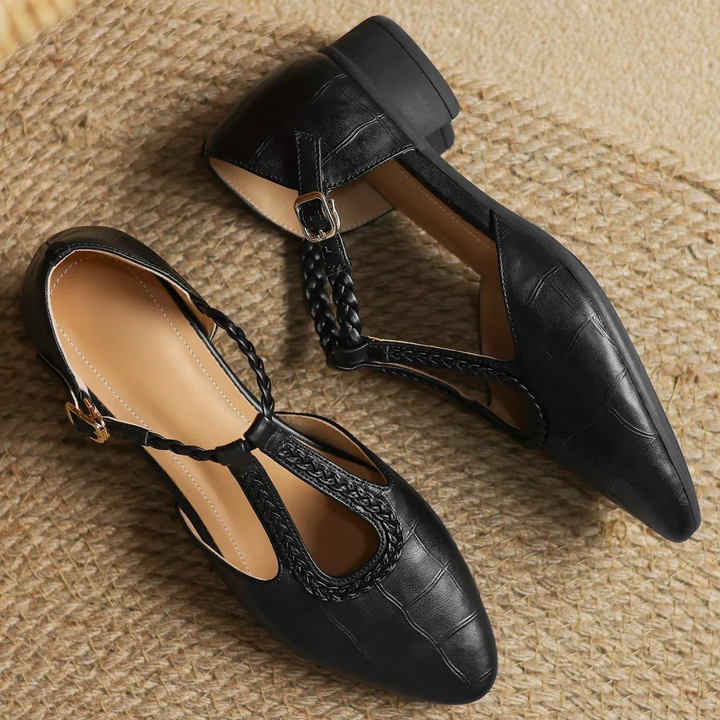 Estelle | Vintage Buckle Flats