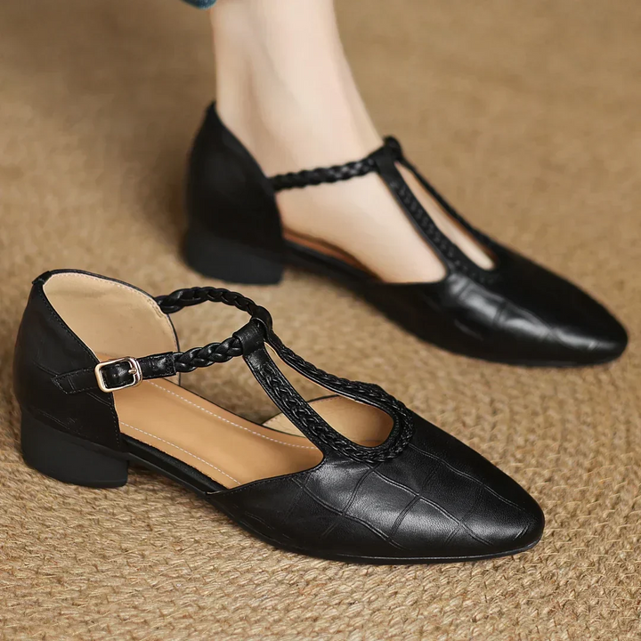 Estelle | Vintage Buckle Flats