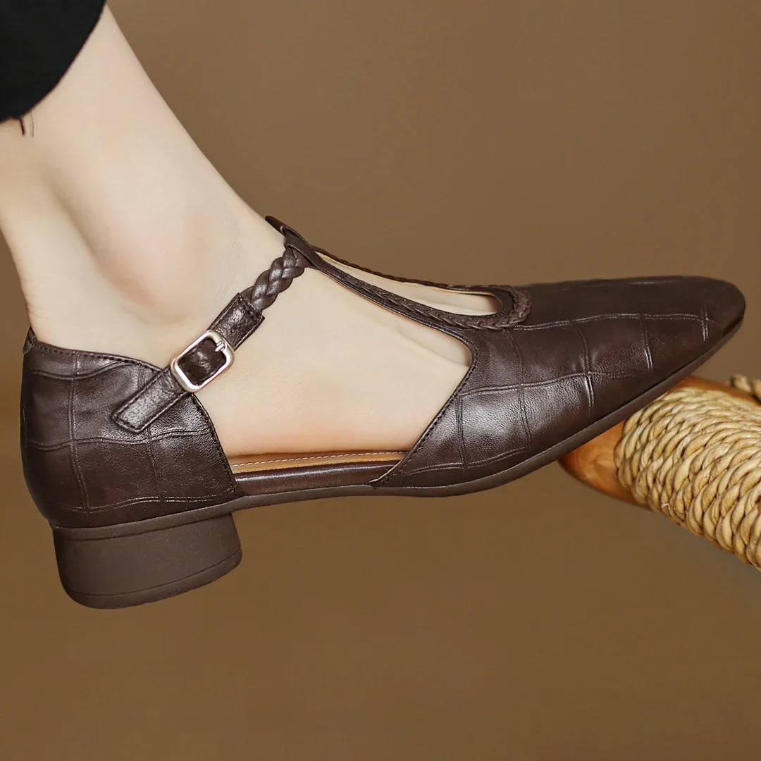 Estelle | Vintage Buckle Flats