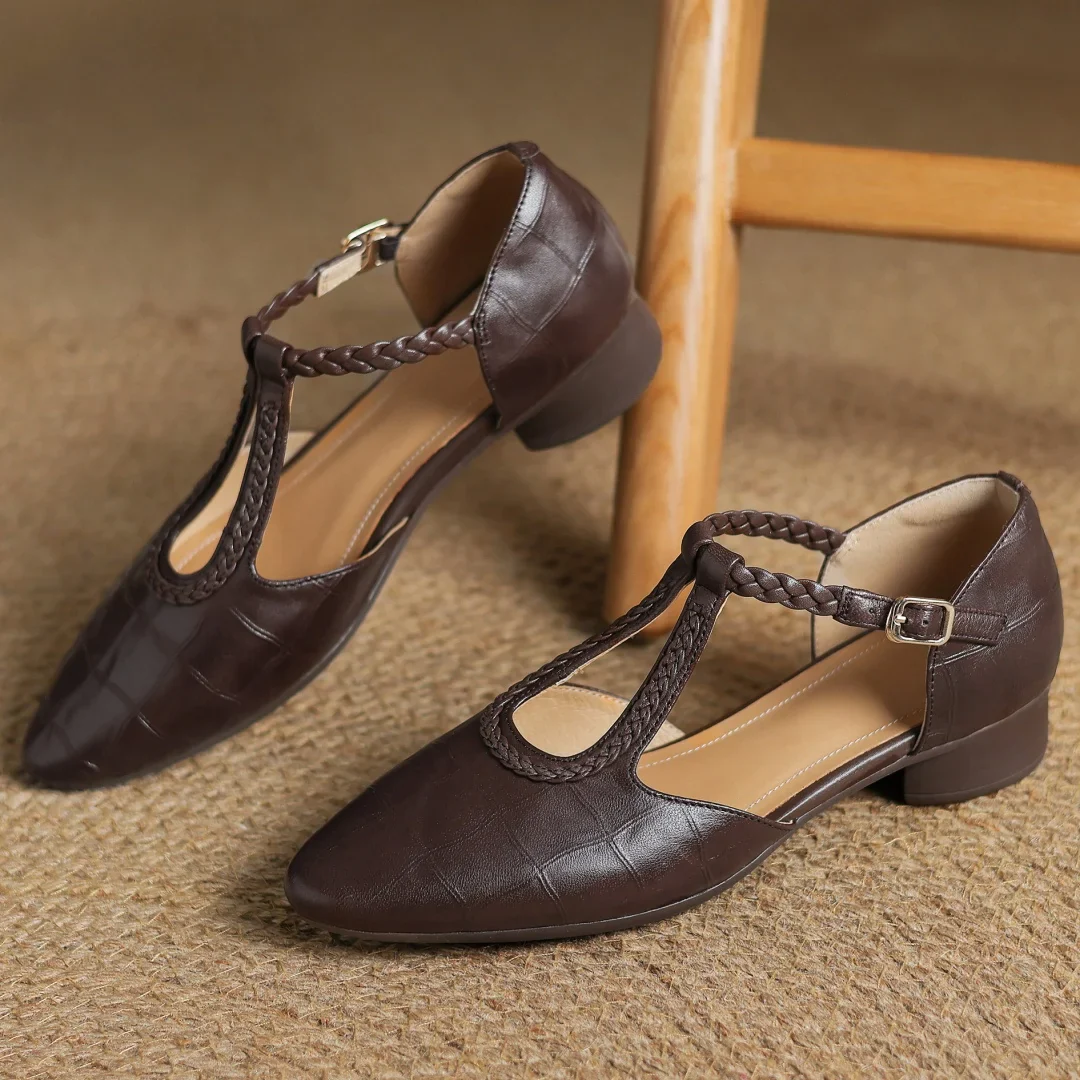 Estelle | Vintage Buckle Flats