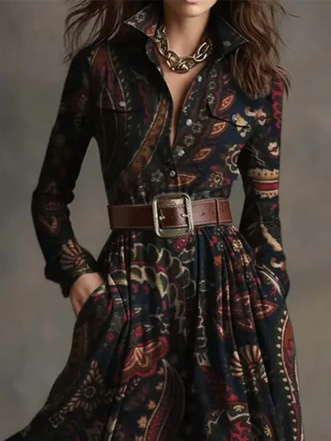 Daisy | Bohemian Belted Maxi Dress