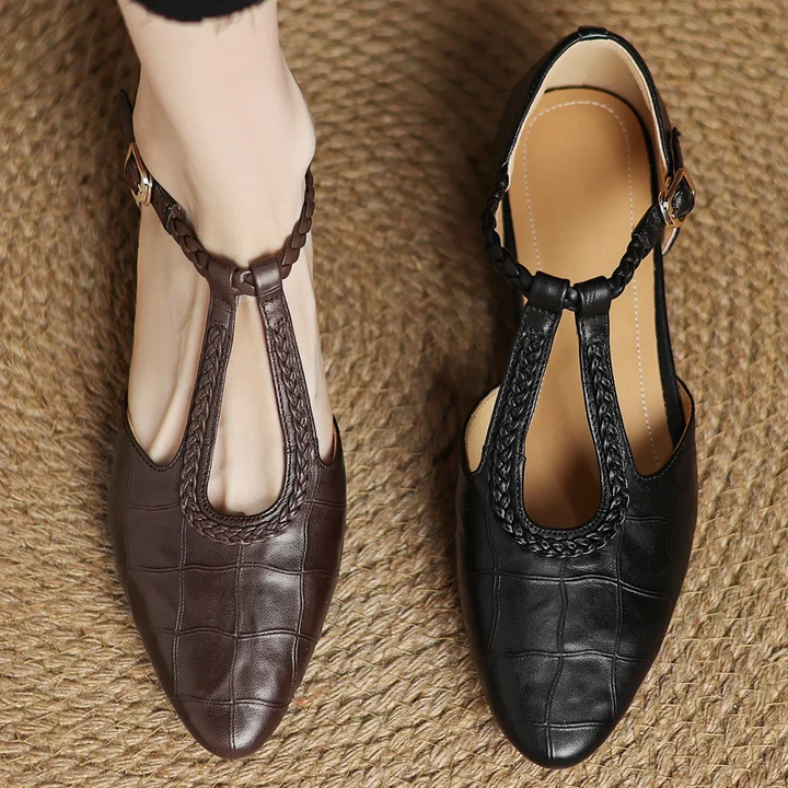 Estelle | Vintage Buckle Flats