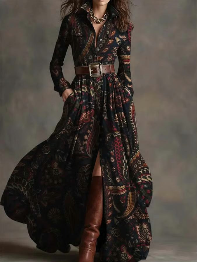 Daisy | Bohemian Belted Maxi Dress