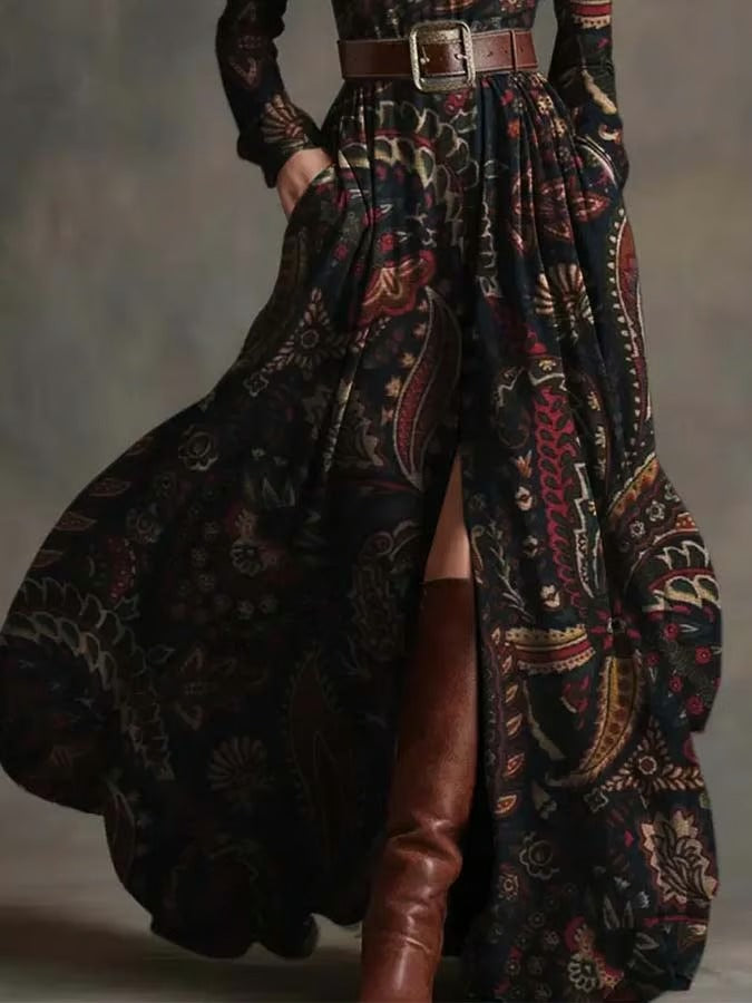 Daisy | Bohemian Belted Maxi Dress