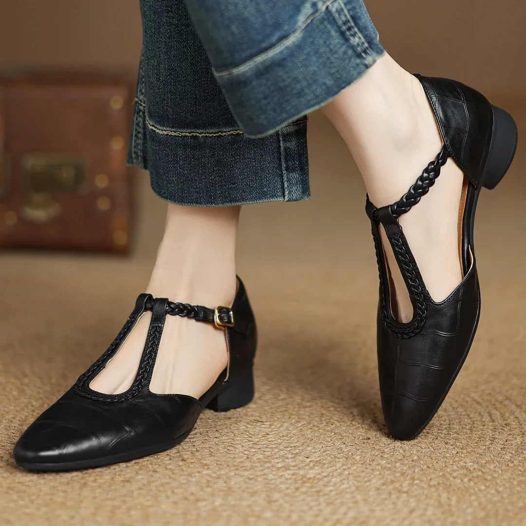 Estelle | Vintage Buckle Flats