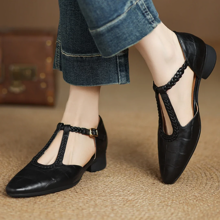 Estelle | Vintage Buckle Flats