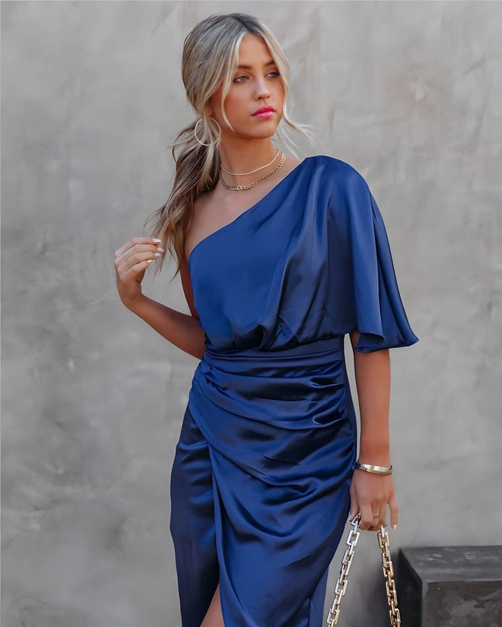 Tanya | One Shoulder Midi Dress