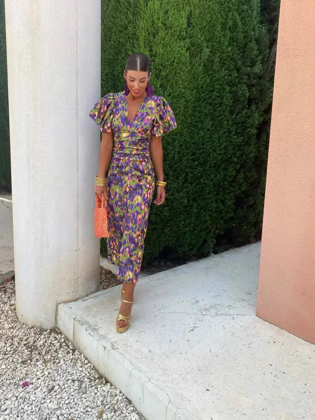 Tamara | Bold Puff Sleeve Dress